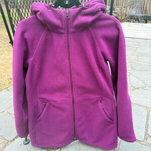 Duluth Trading Co Plum Purple Fleece Jacket medium